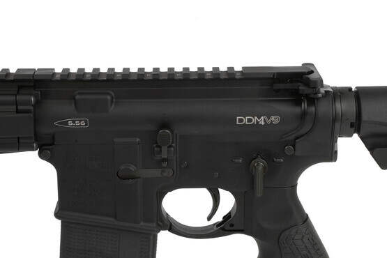 Daniel Defense 5.56 NATO DDM4V9 Rifle features an overmolded pistol grip